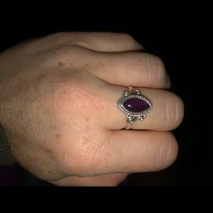 Sterling Silver & Amethyst Ring
